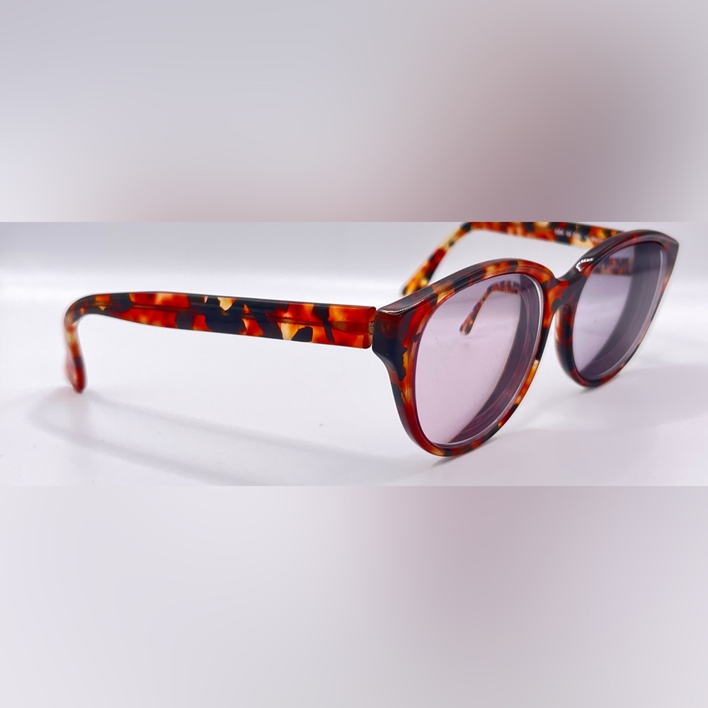 Vintage Giorgio Saint Angelo G5A 50 Tortoise Oval Sunglasses Frames Only
